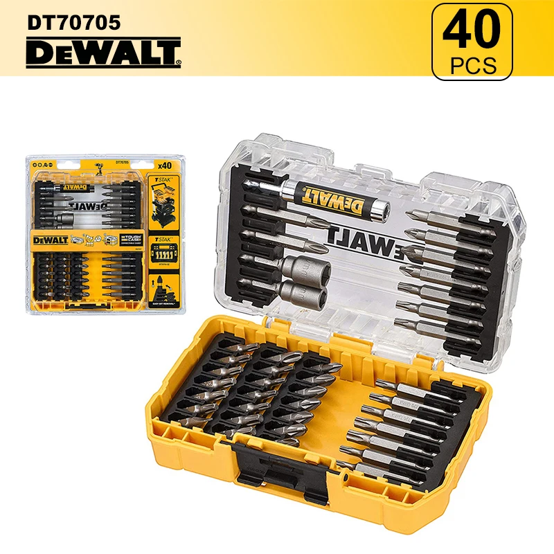 

DEWALT DT70705 40-Piece Impact Screwdriver Bit Set with Hard Case Multi-Purpose Electric Tool Accessories124