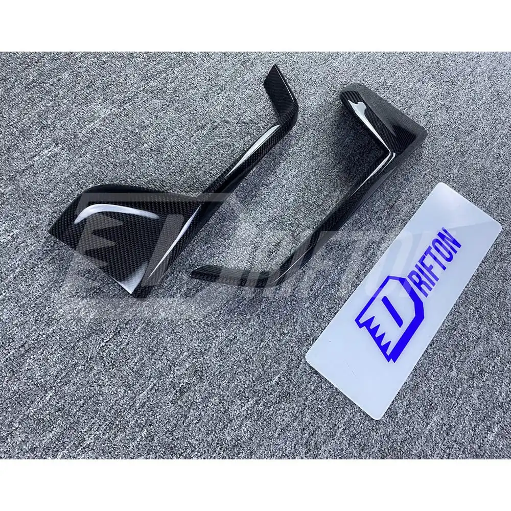 

Rear Bumpser Side Spats Splitters for Porsche 911 992 Turbo S Dry Carbon Fiber Body Kit
