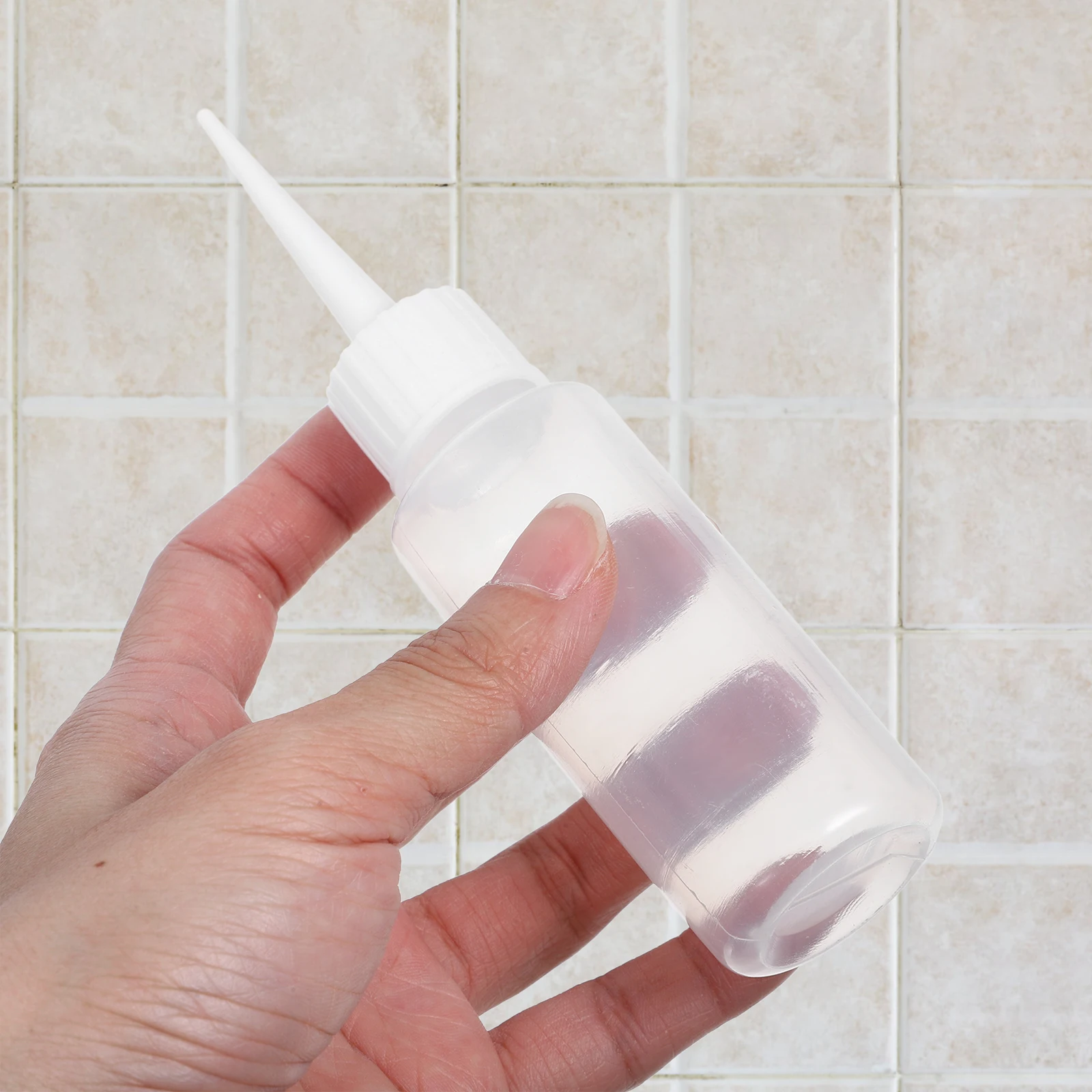 

Bottle Seamless Construction Glue Liquid Storage Dispenser White Squeeze Bottles Travel