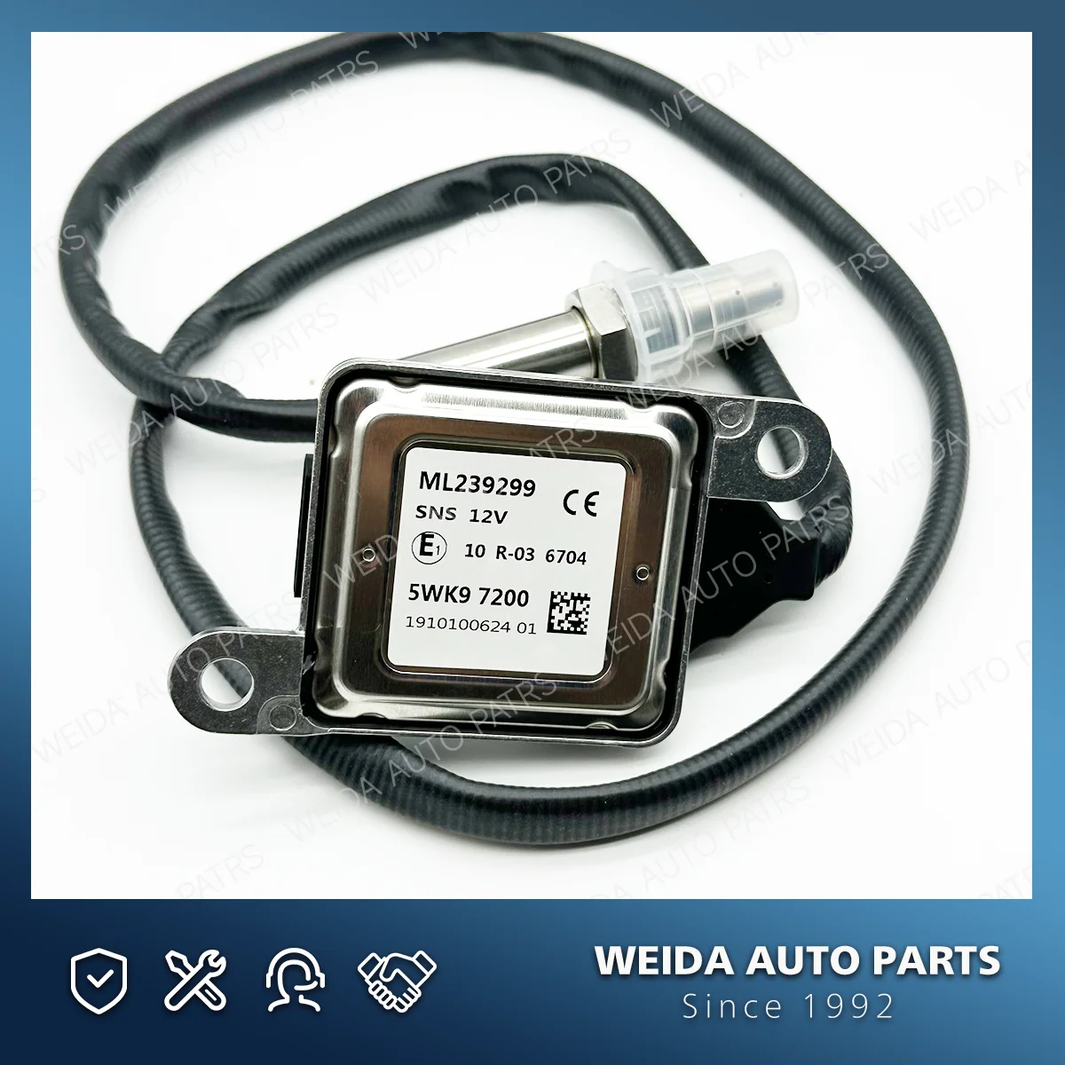 

ML239299 ML 239299 5WK97200 5WK9 7200 Оригинальный новый датчик оксидов азота (NOx) для Mitsubishi Canter Fuso 2017 года выпуска (после установки Cat)