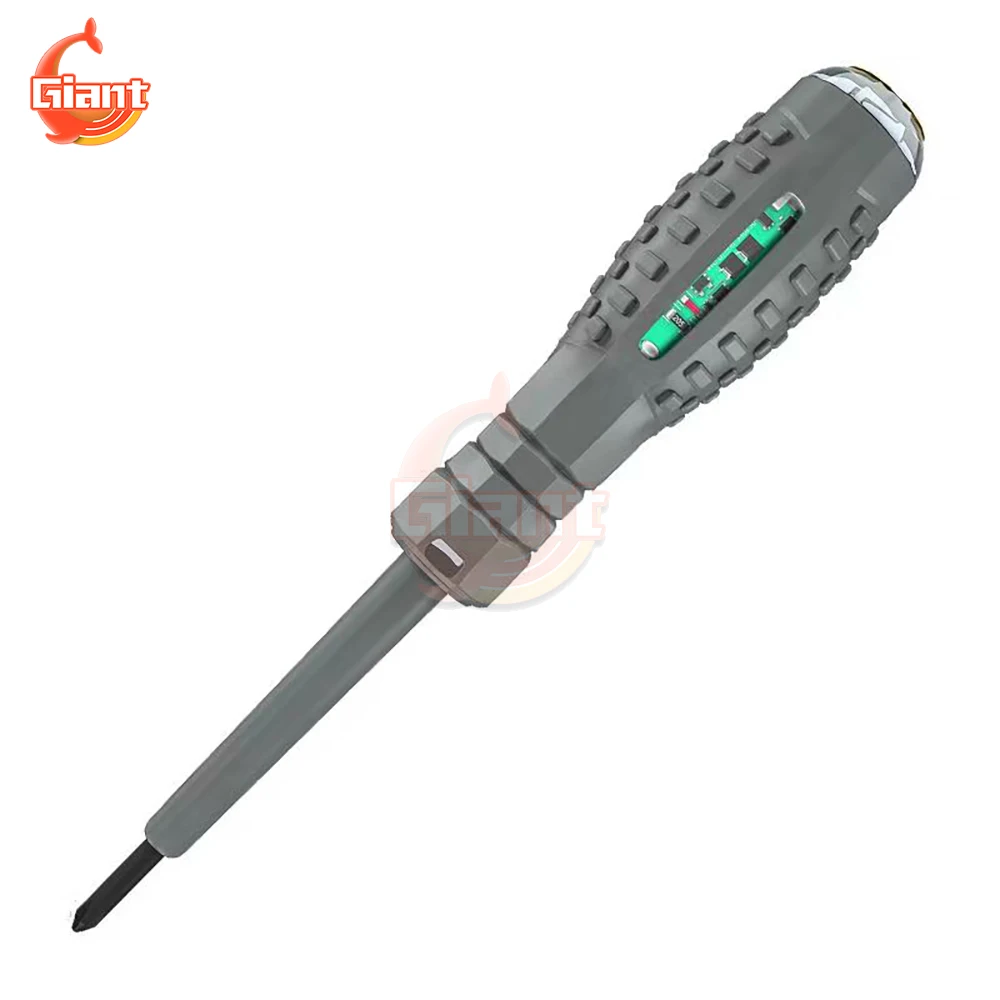 Imagem -06 - Caneta Testadora de Tensão para Eletricistas Indução Power Detector Chave de Fenda Indicador Vermelho e Verde ac e dc 12220v