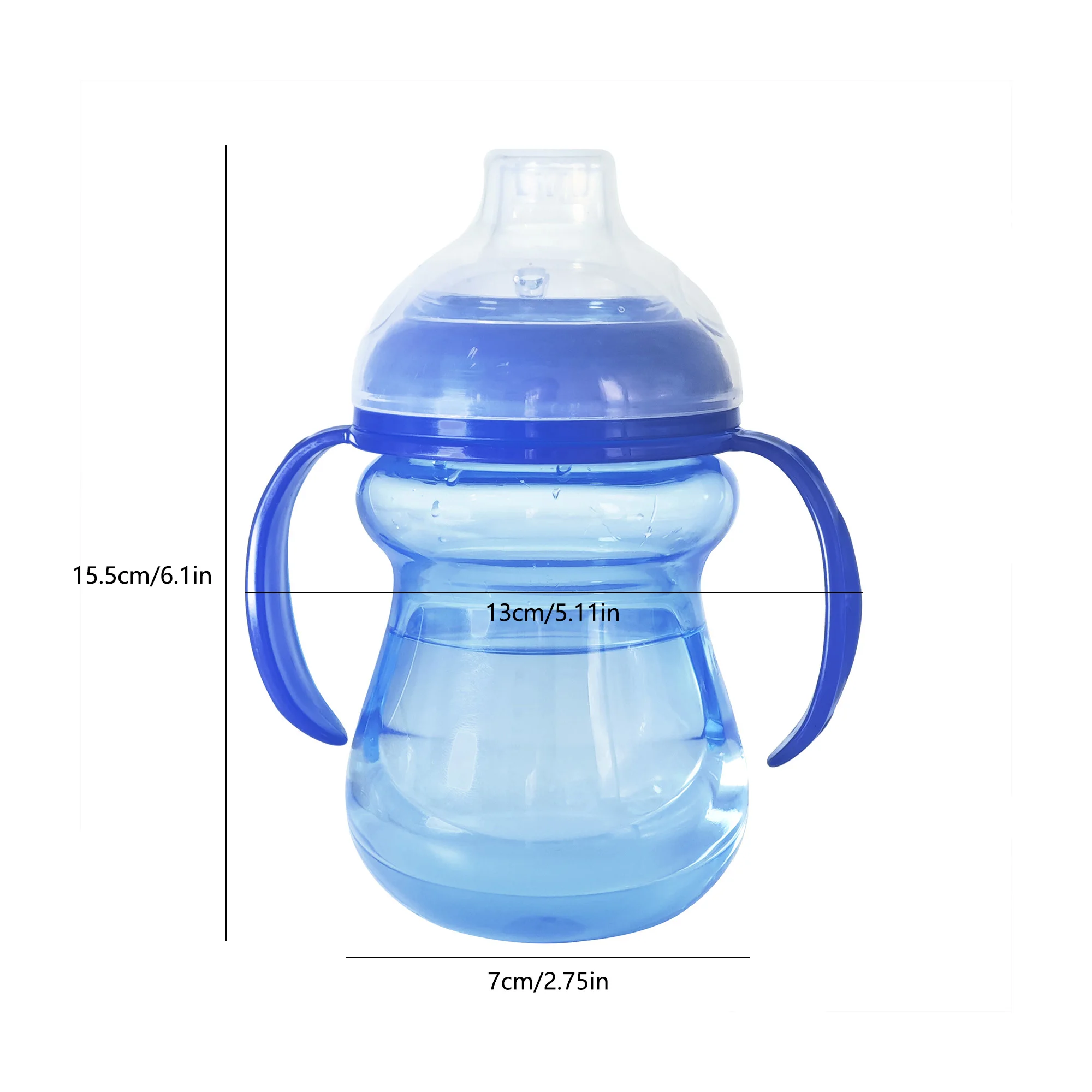 Ultra wide mouth pp baby baby duckbill cup leak-proof anti-choking children\'s direct drinking learning cup training water cup