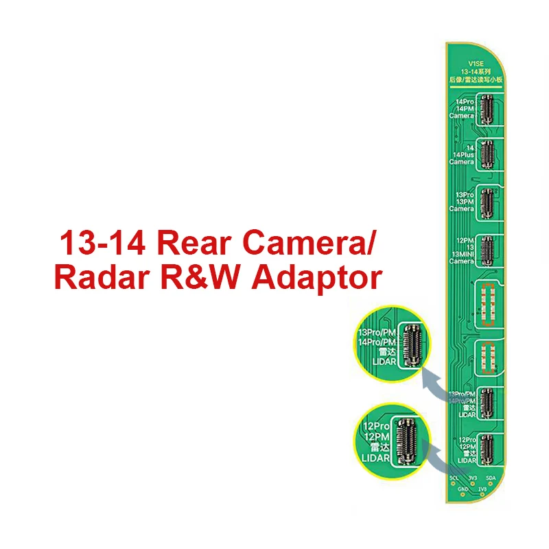 JC V1SE V1SPRO Programmable LiDAR Cable For Phone 12 13 14 Pro Max Fixes Camera Cable Read and Write Encrypted Data Tool