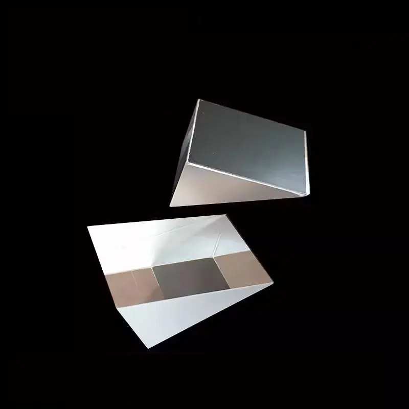 4PCS K9 Optical Glass Right Angle Triangular Internal Reflecting Prism 30°60°90°