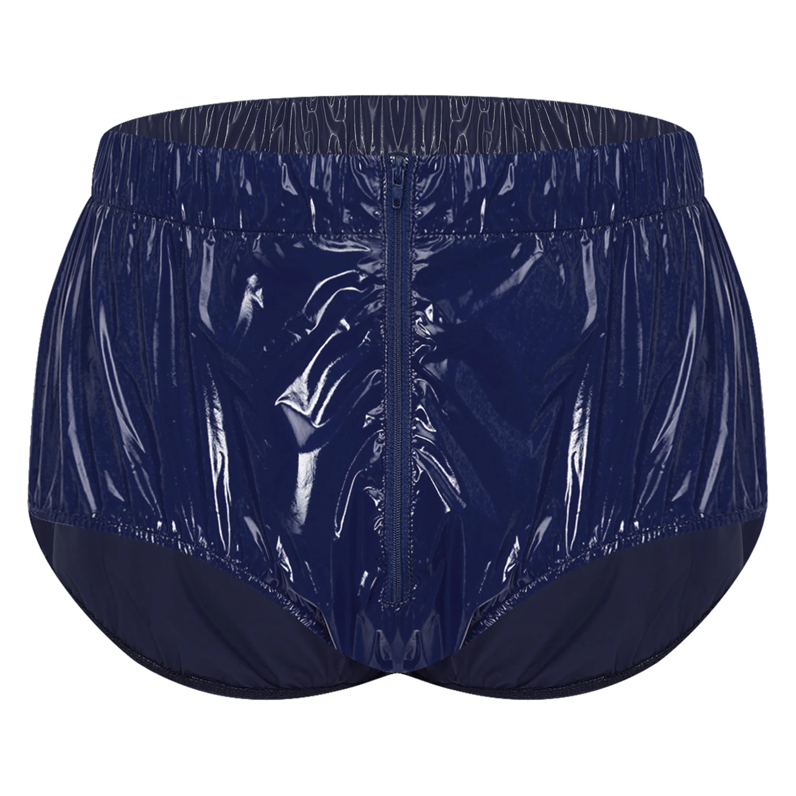 Adult Waterproof Leak-proof Diaper Cover Panties Elderly Bedridden Special Needs Adaptive Underwear Front Zipper Briefs Swimwear