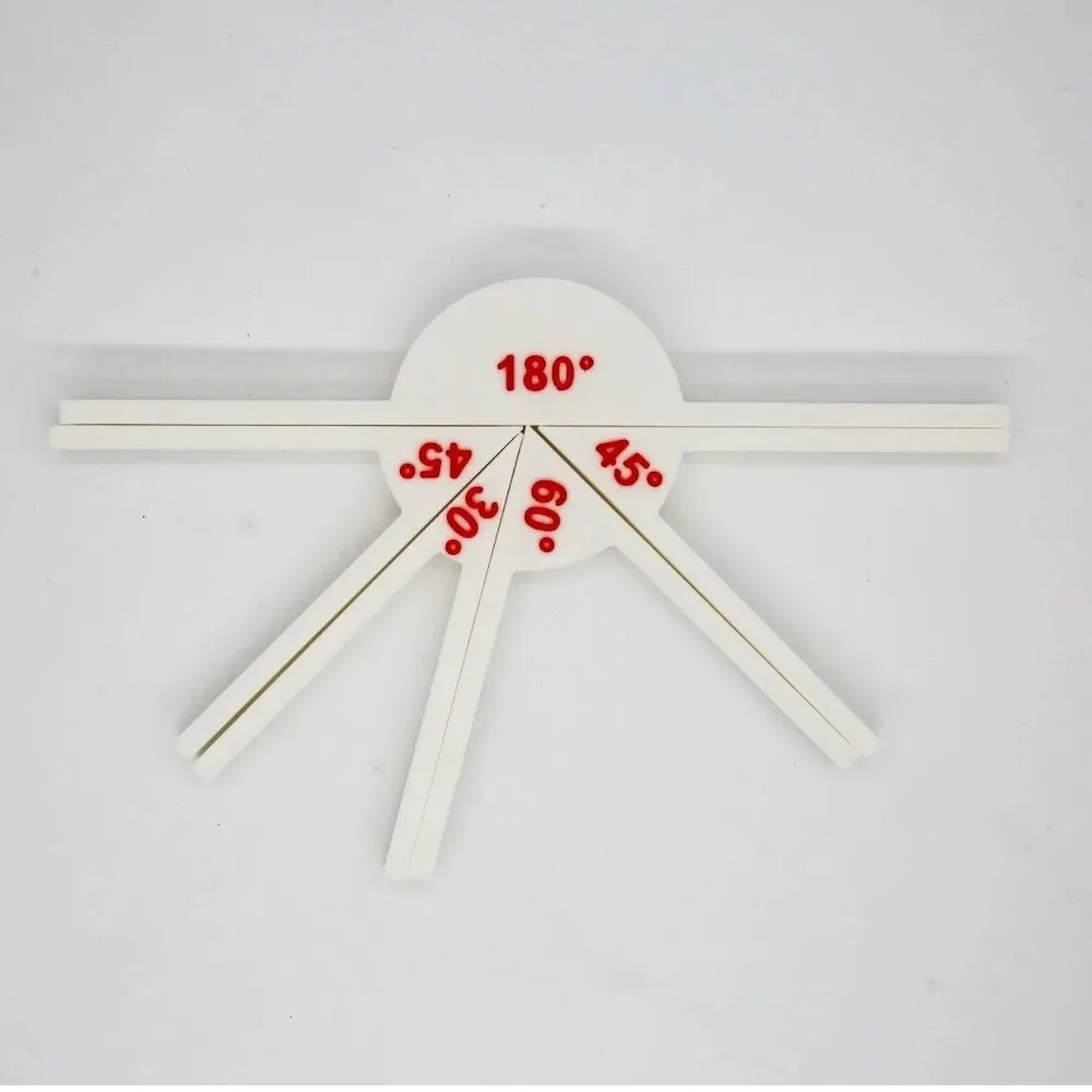 Portable Geometric Angle Ruler Multi-function Teaching Auxiliary Props Geometry Angle Shape Ruler Geometric Angle Teaching