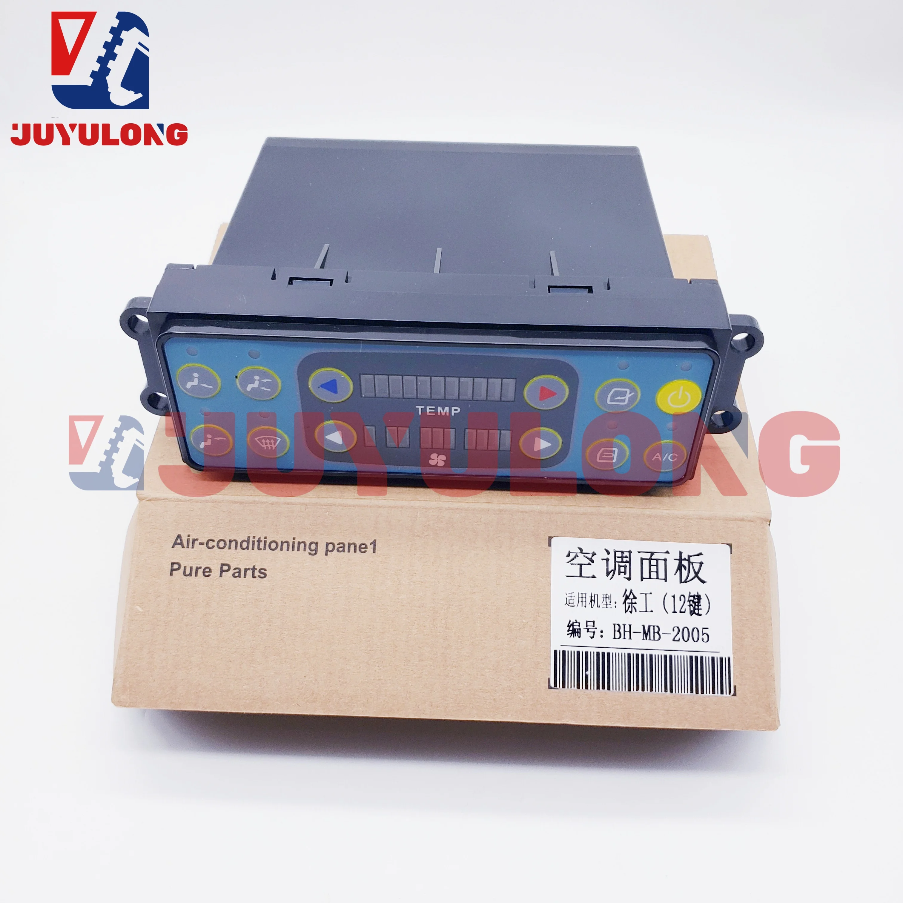 JUYULONG High Quality Air Conditioning Controller Panel for XCMG 135B 150 200 225 215 235 Construction Machinery Parts