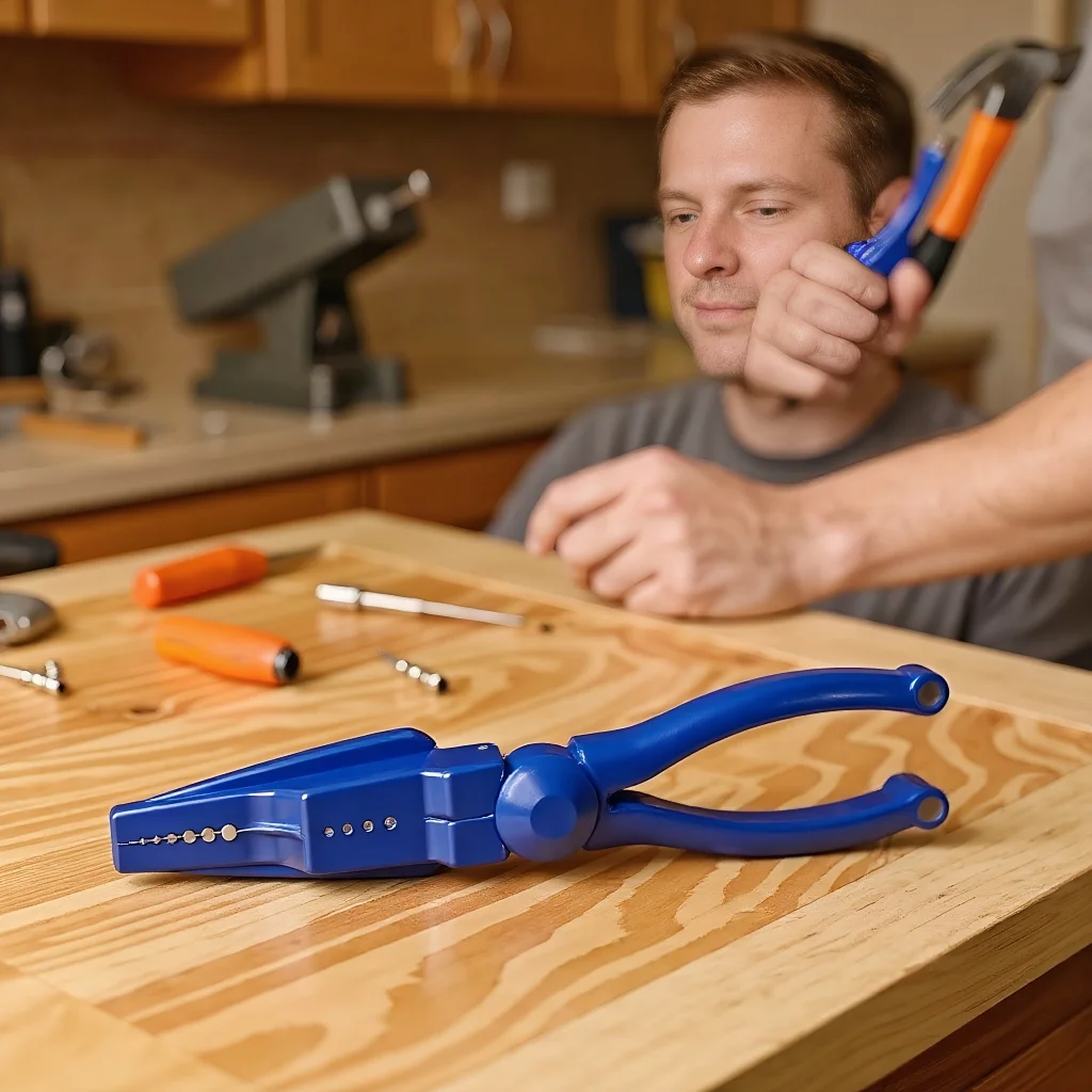 

​​Multi-Function Nail Clamp and Protective Hammer Tool for Long/Short Nail Fixation​​