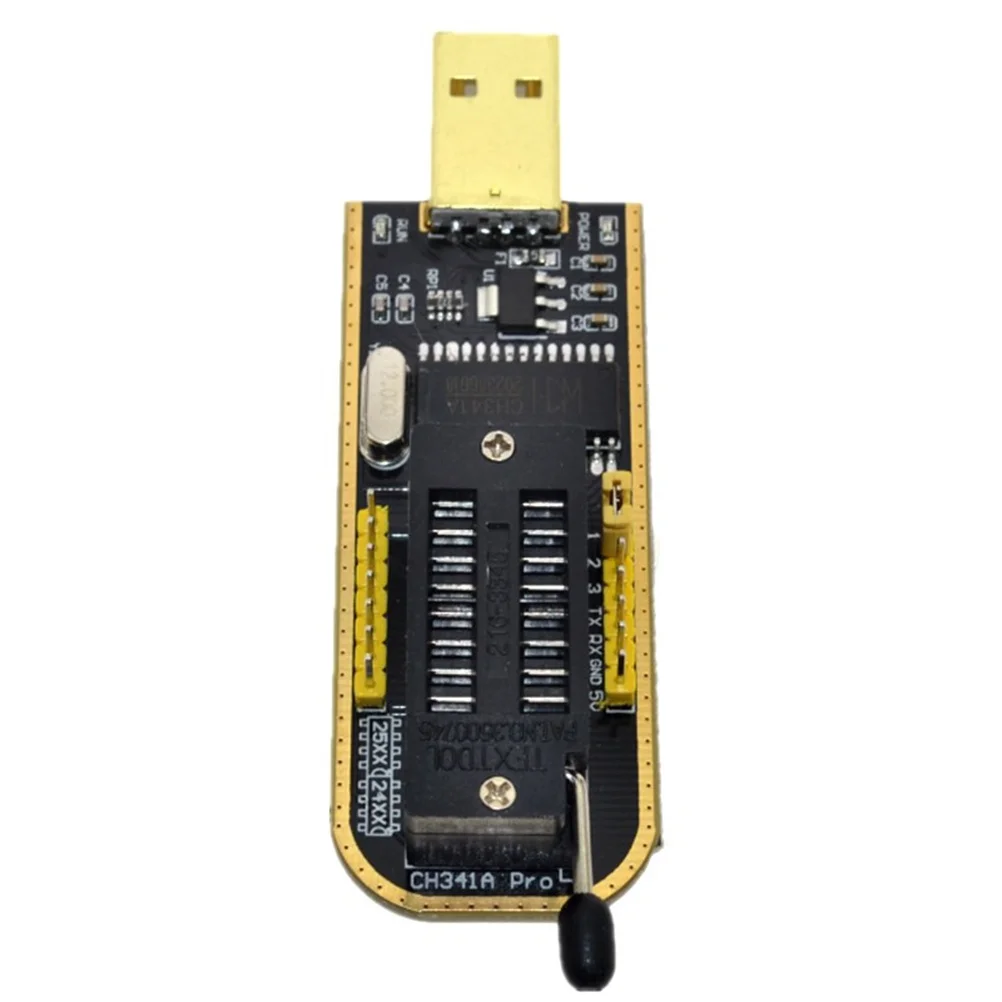 

USB-накопитель 24 25 серии Flash Bios Programmer Поддержка чипа Spi Ttl Автоматическое обнаружение инструмента Блок программирования