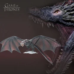 Hot Sale Game Of Thrones Frost Wyrm Viserion Black Dragon Movable Action Figure Model Toys Desk Decor Birthday Gift Xmas Gifts