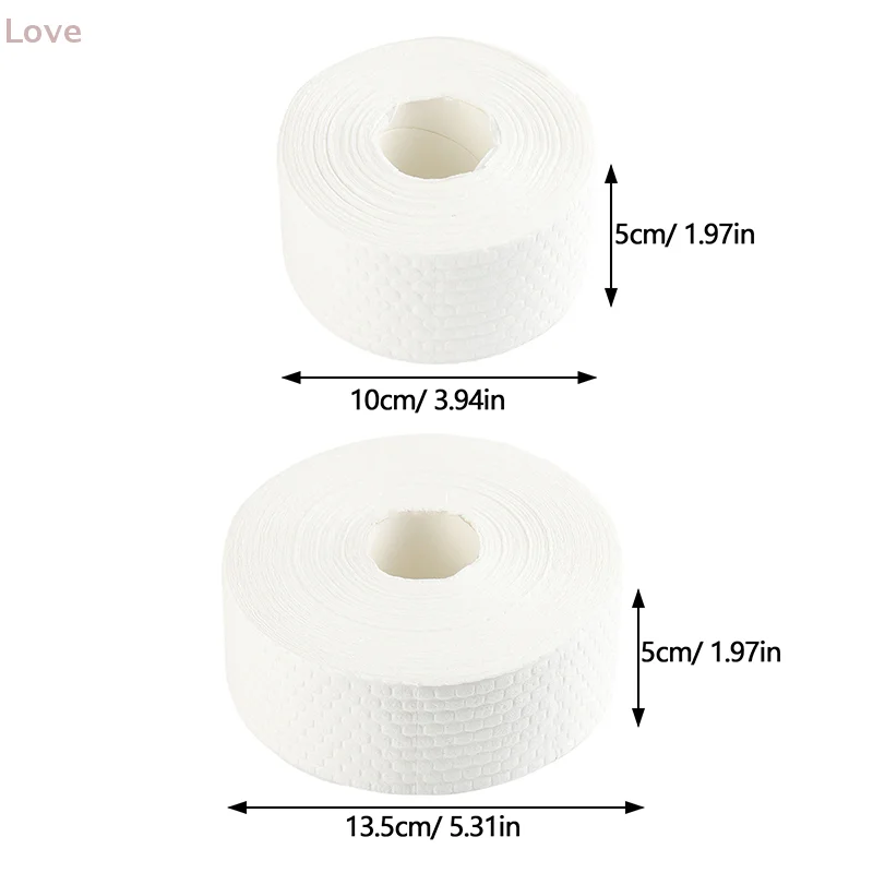 500/1000개 롤 전문가용 린트 프리 네일 아트 젤 폴리쉬 리무버 코튼 패드 네일 와이프 화장품 청소용 네일 닦는 면