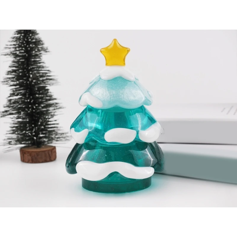 Sturdy Silicone Jar Mold for Handmade Christmas Tree Storage Jars and Container