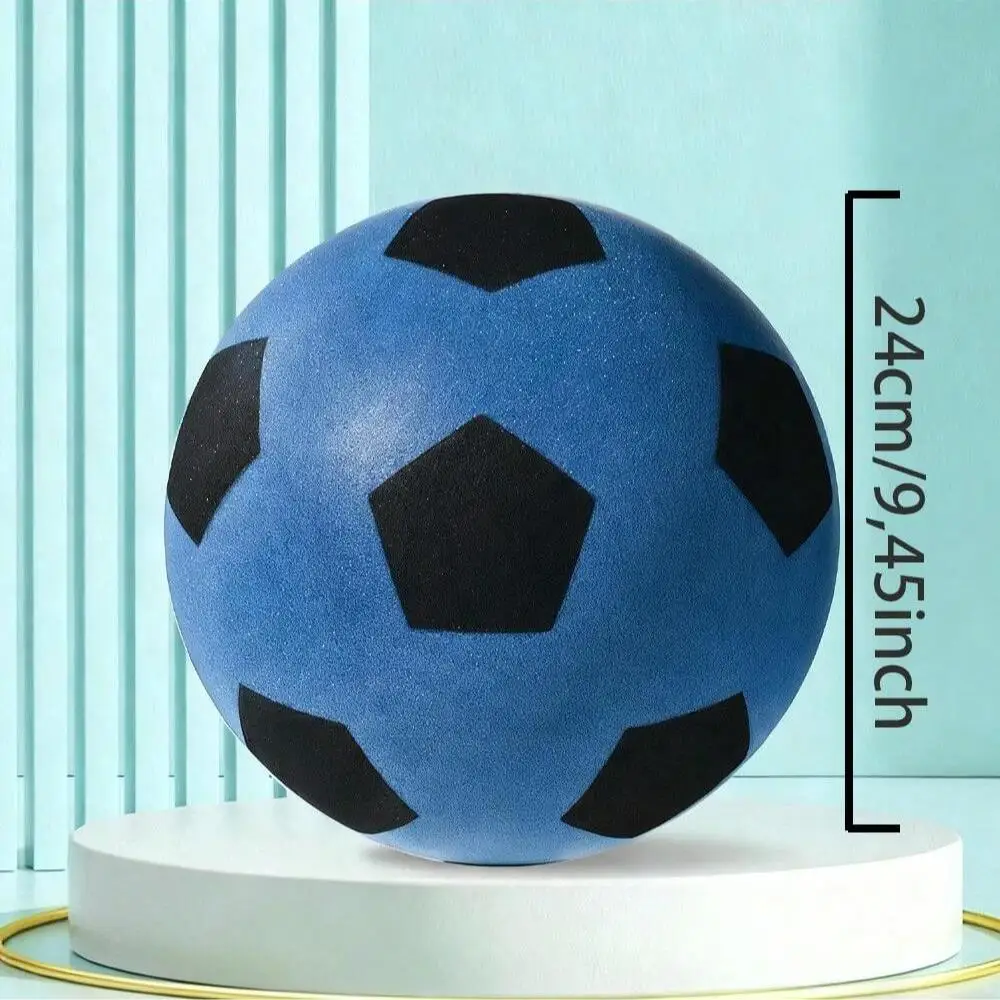 1PC Stille Foam Voetbal |   Zacht, PU-materiaal met hoge rebound |   Stille trainingsbal voor binnen
