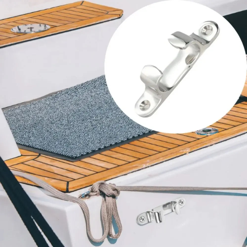 

316 Stainless Steel Boat Rope Guide Polished Silver 4/5/6/8 Inch Straight Fairlead Straight Design 102mm Size Bow Chock