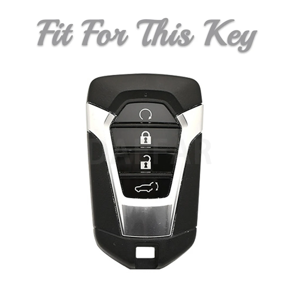 4 Buttons Key Fob Cover for Isuzu X Series DMAX D-Max X-Terrain Pickup 2022 2023 MU-X LS-T for ISUZU Key Case Auto Accessories