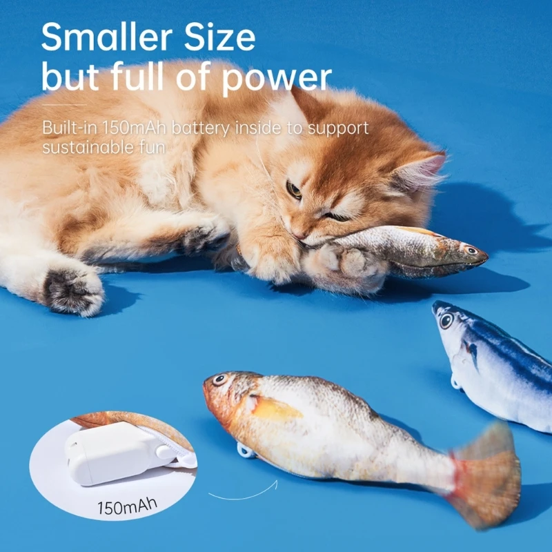 Catnips Cats Chewing Toy Fish Safe Improve Mood Toy with Catmint Improve Mood Gift for Kitten