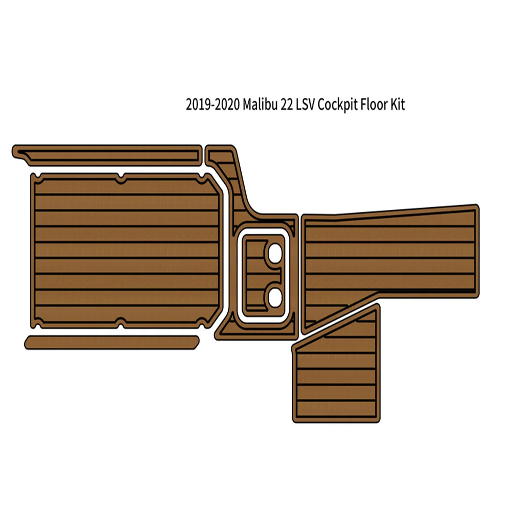 

Cockpit Pad Boat EVA Foam Teak Deck Floor Mat Flooring For 2019-2020 Malibu 22 LSV