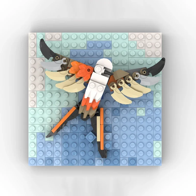 Moc Building Blocks Scatola di apertura alare Copertura Tecnologia artistica Mattoni modulari Modello Regali Giocattoli di Natale Set fai da te Assemblaggio