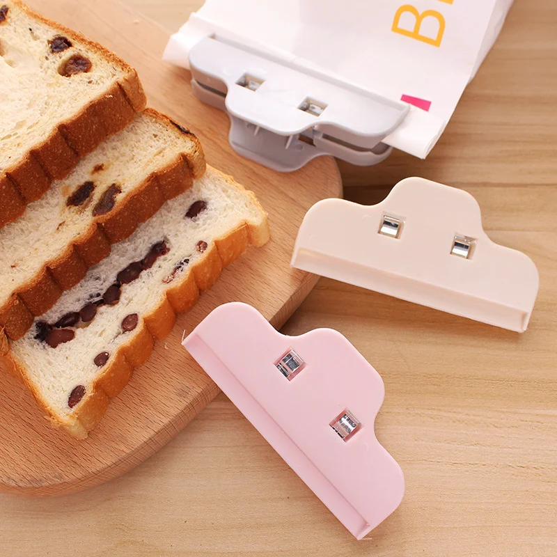 7/10PCS Portable Bag Sealing Clips Reusable Fresh‑Keeping Snack Grain Clamp For Kitchen Pantry Household Accessories