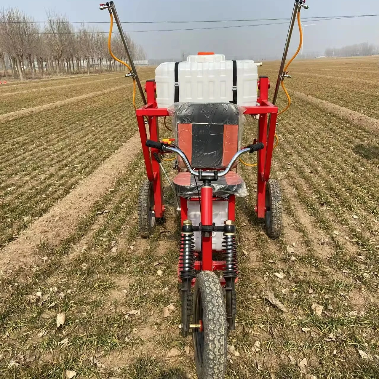 Three-Wheeled Fertilizer Sprayer Combination Machine Farm Vegetable Greenhouse Nutrient Solution Sprayer