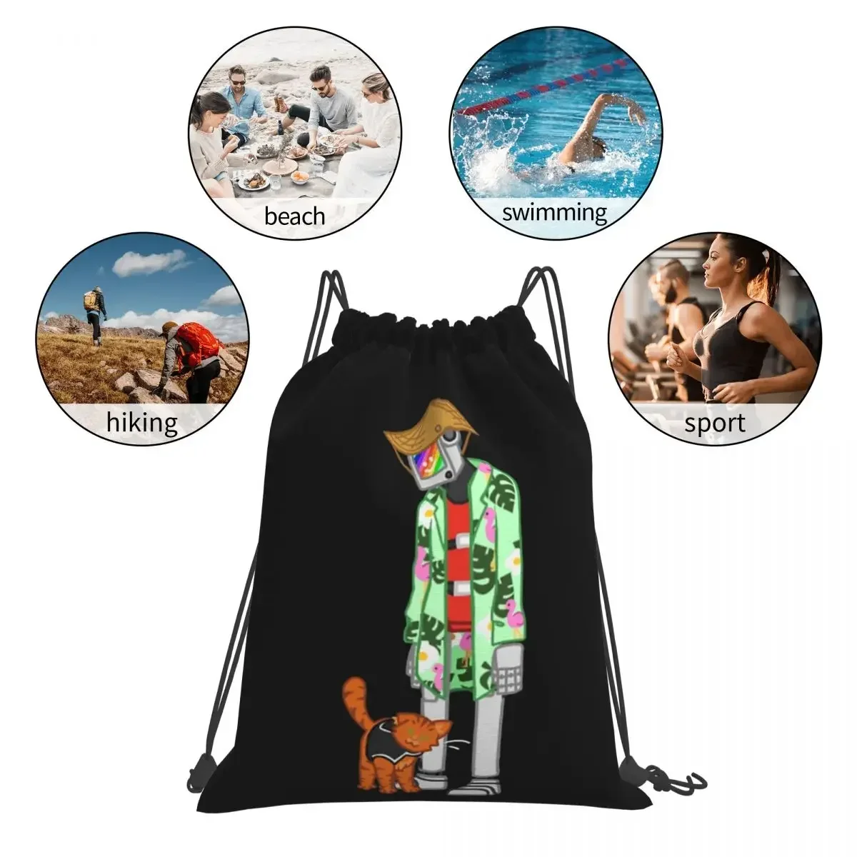 Multi-função portátil Drawstring Sacos, Fique Mochilas Jogo, Bundle Bolso, Saco De Armazenamento, Book Bag, Viagem, Estudantes