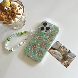 Vintage Oil Painting Animal Picnic in Garden Electroplated Chic Phone Case for iPhone 16 15 14 13 Pro Max Back Phone Cover Capa