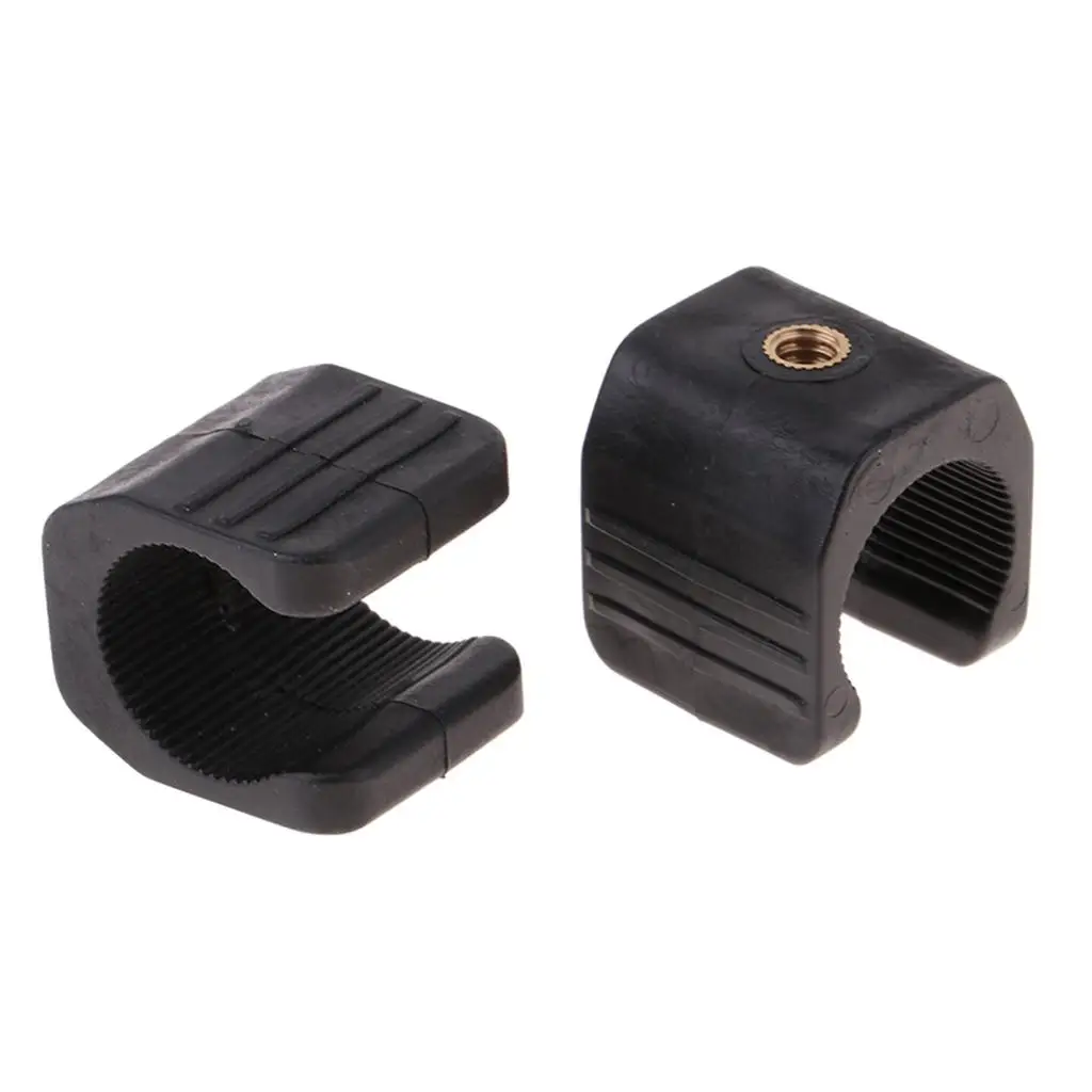 of 2 Mount Holder for LED Flashlight clip and clamp Bracket Lighting