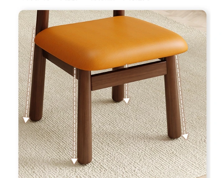 Small stool household solid wood small chair living room backrest chair simple modern soft bag bench stool door shoe stool