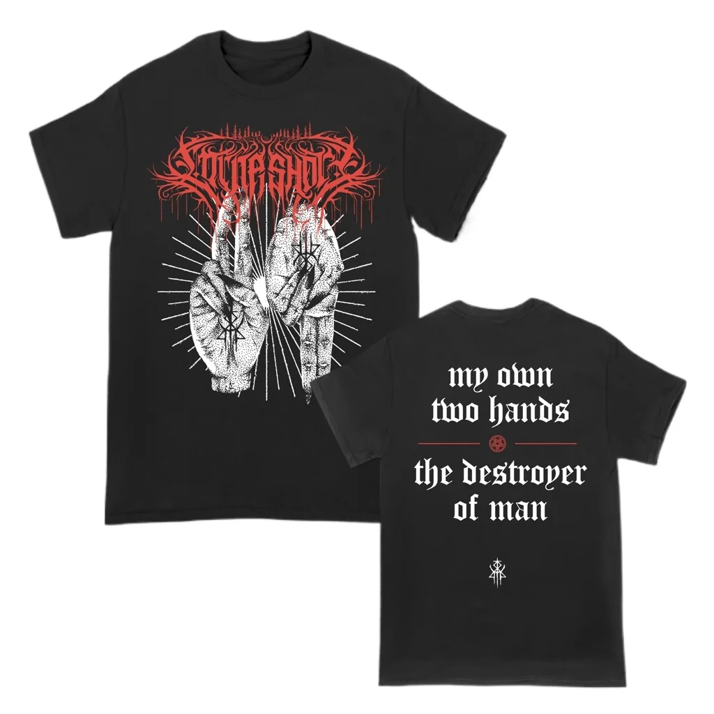 2025 Streetwear Lorna Dead Core Rock Band American Loose Men Women Brand T-Shirts Summer Cotton T Shirt Clothing Tops