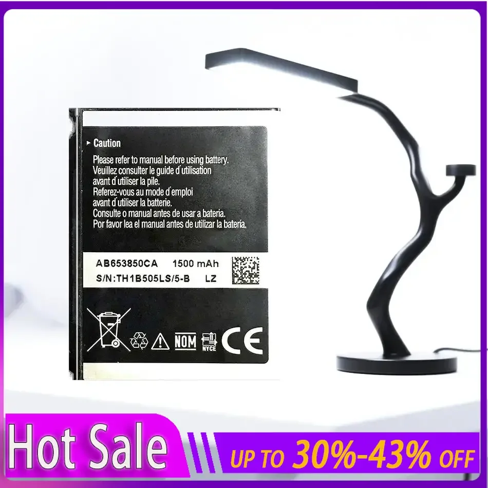 

Аккумулятор мобильного телефона AB653850CA 1500 мАч для Samsung Nexus S I900 Omnia Sgh-I900 Sgh-I908 I9020 T939 M900 Moment I220 Sgh-T939