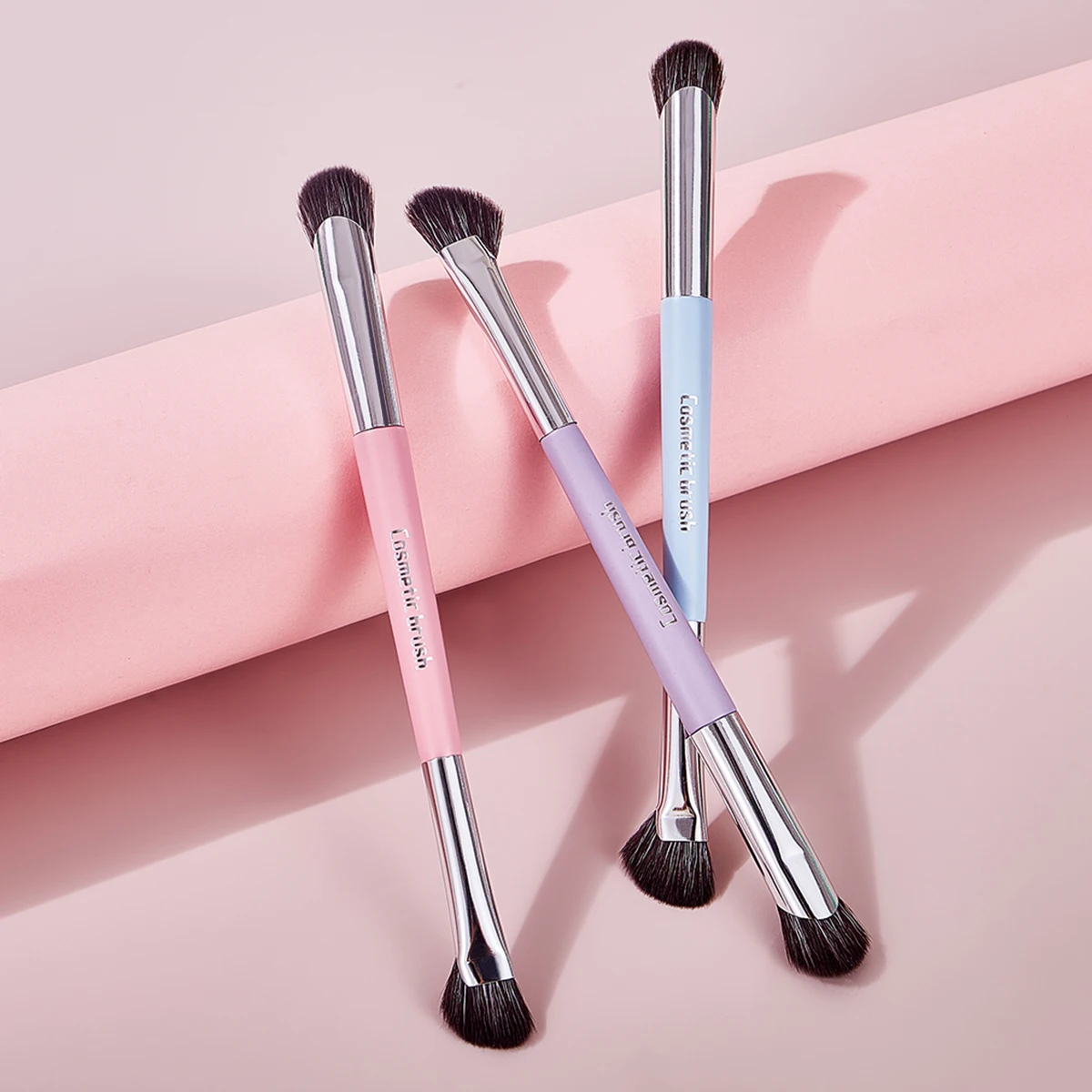 Double-Headed Contouring Brush Eye Shadow Brush Detail Highlight Brush Soft Hair Makeup Brush Beauty Tool