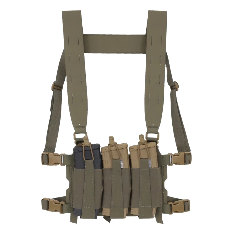 

PEW TACTICAL FERRO STYLE Chesty Rig Mini Harness AIRSOFT hunting vest chest hanging hunting tactical vest CR06