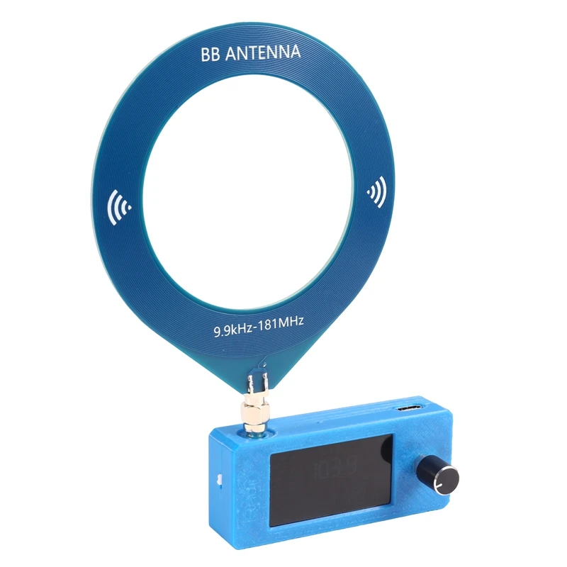 SI4732 Радио SMA Интерфейс 0,5-108 МГц Полнодиапазонный AM FM LSB USB-радио с цилиндрической антенной 1,9-дюймовый IPS-экран
