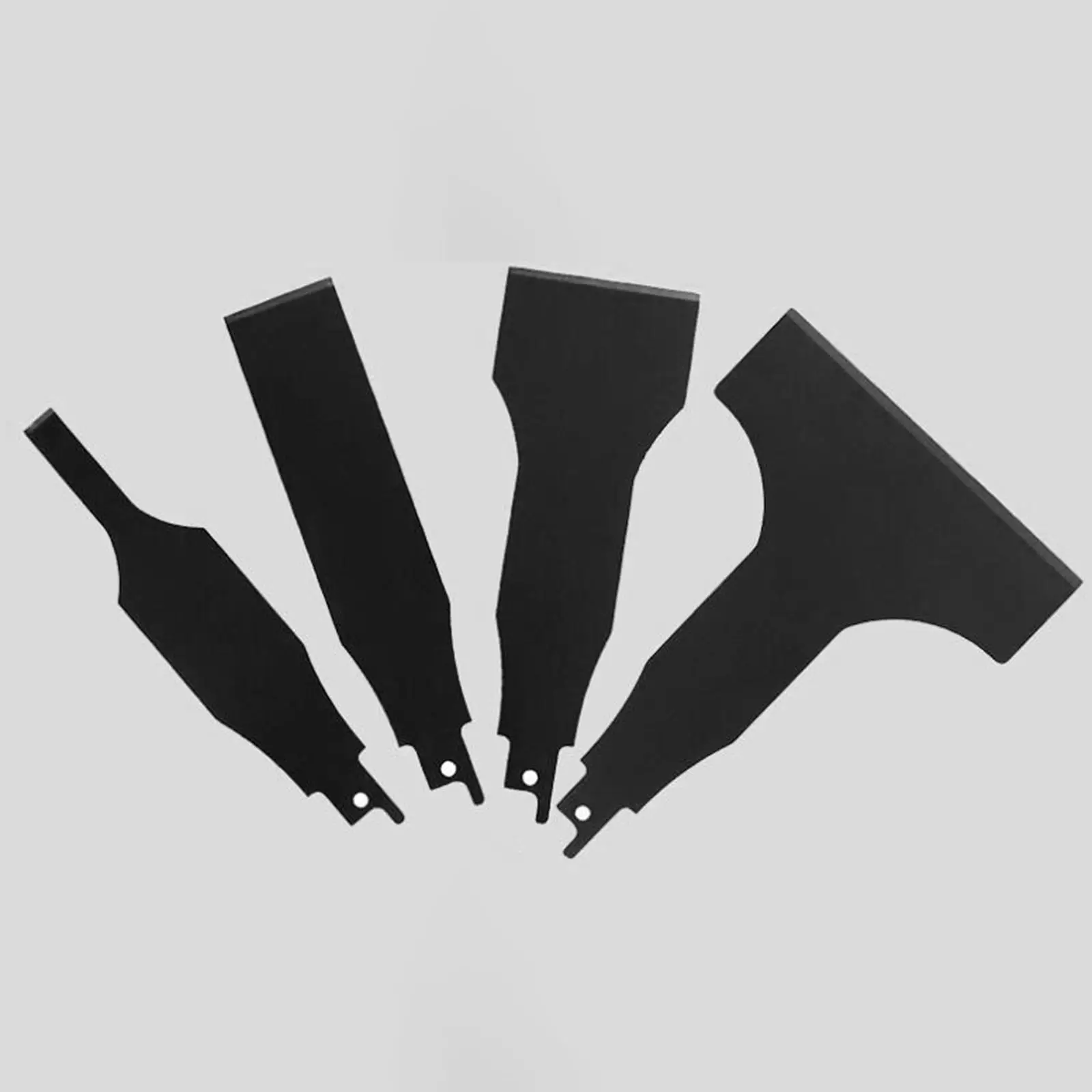 4 Pieces Reciprocating Saw Scraper Blade Heavy Duty Scraping Tools Metal Sturdy Cement Floor Cleaning Reciprocating Saw Shovel