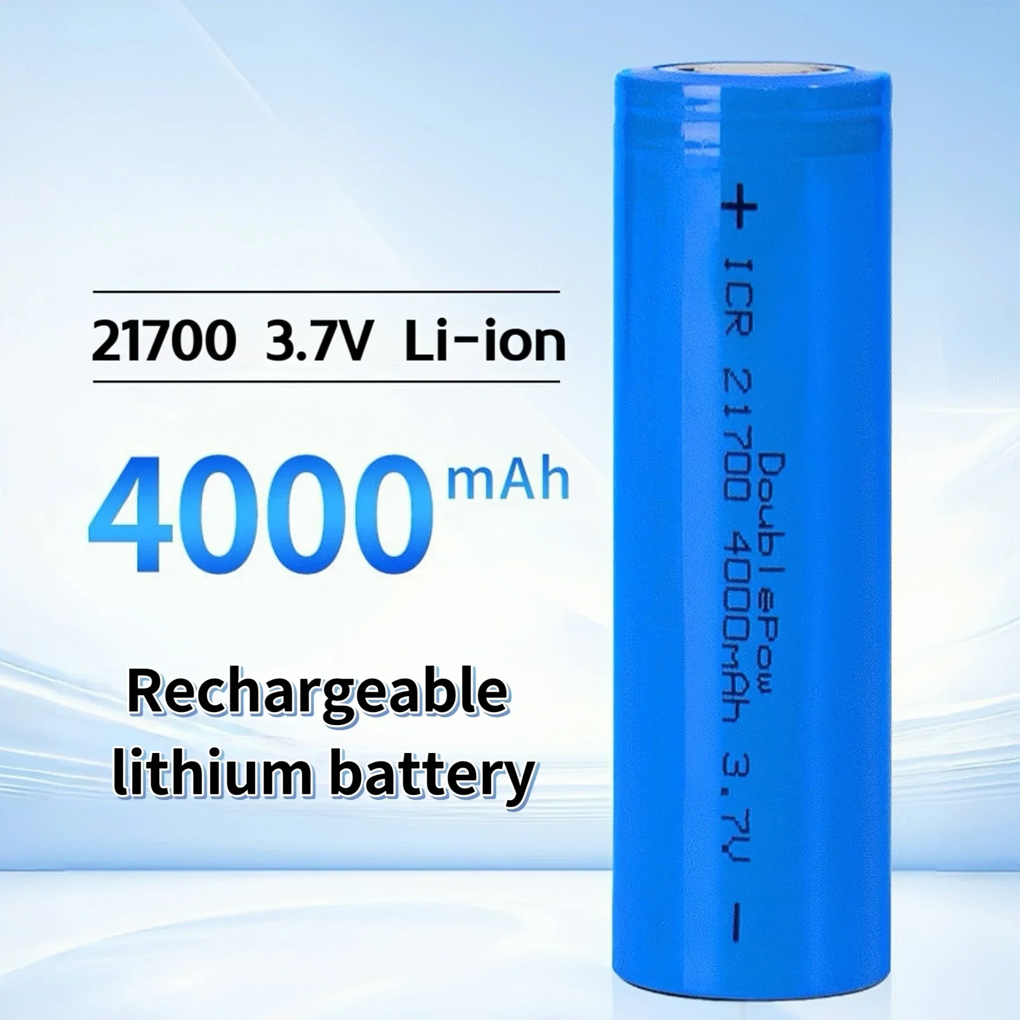 21700 batería 3,7 V 4000mAh cargador de batería de litio recargable para robot aspirador linterna Walkie talkie