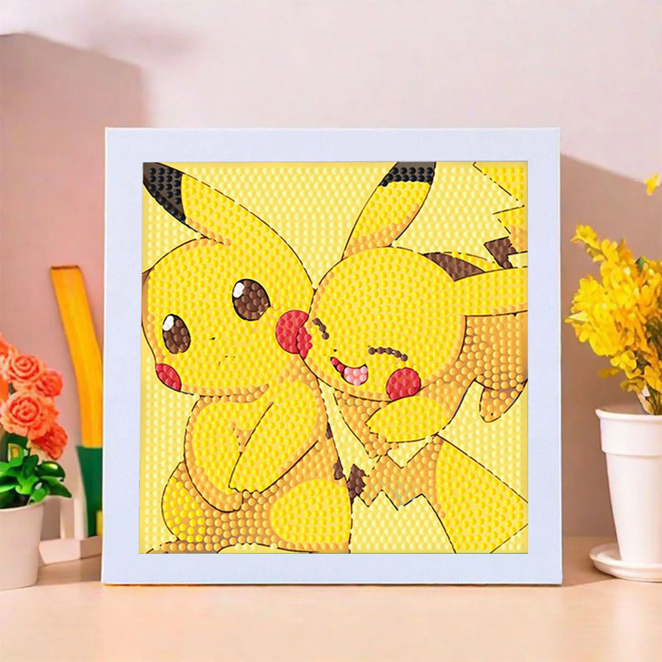 Keeppley&Pokemon Crystal Diamond Drawing 5D DIY Cross Embroidery Frame Kit Kawaii Pikachu Children's Handmade Toy Birthday Gift - view 4