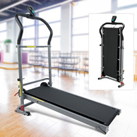 Fitness Machine Folding Treadmill Folding Treadmill Mechanical Exercise Running Indoor Fitness Machine Treadmill Running Machine