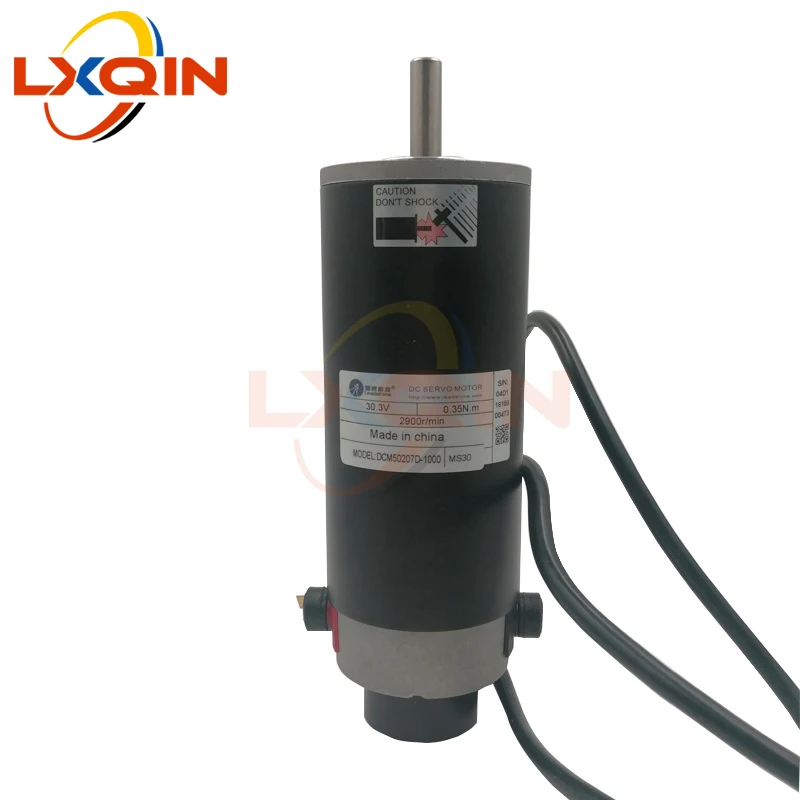 LXQIN printer parts leadshine DC servo motor DCM50207D-1000 2900r/min 2.90A 30.3V for inkjet/solvent printer