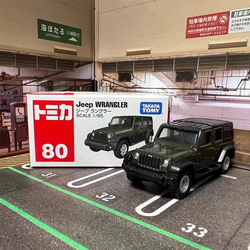 

Takara Tomy Tomica No.80 Jeep Wrangler Alloy car Diecast Model Replica Series Children Gifts Boy Toys