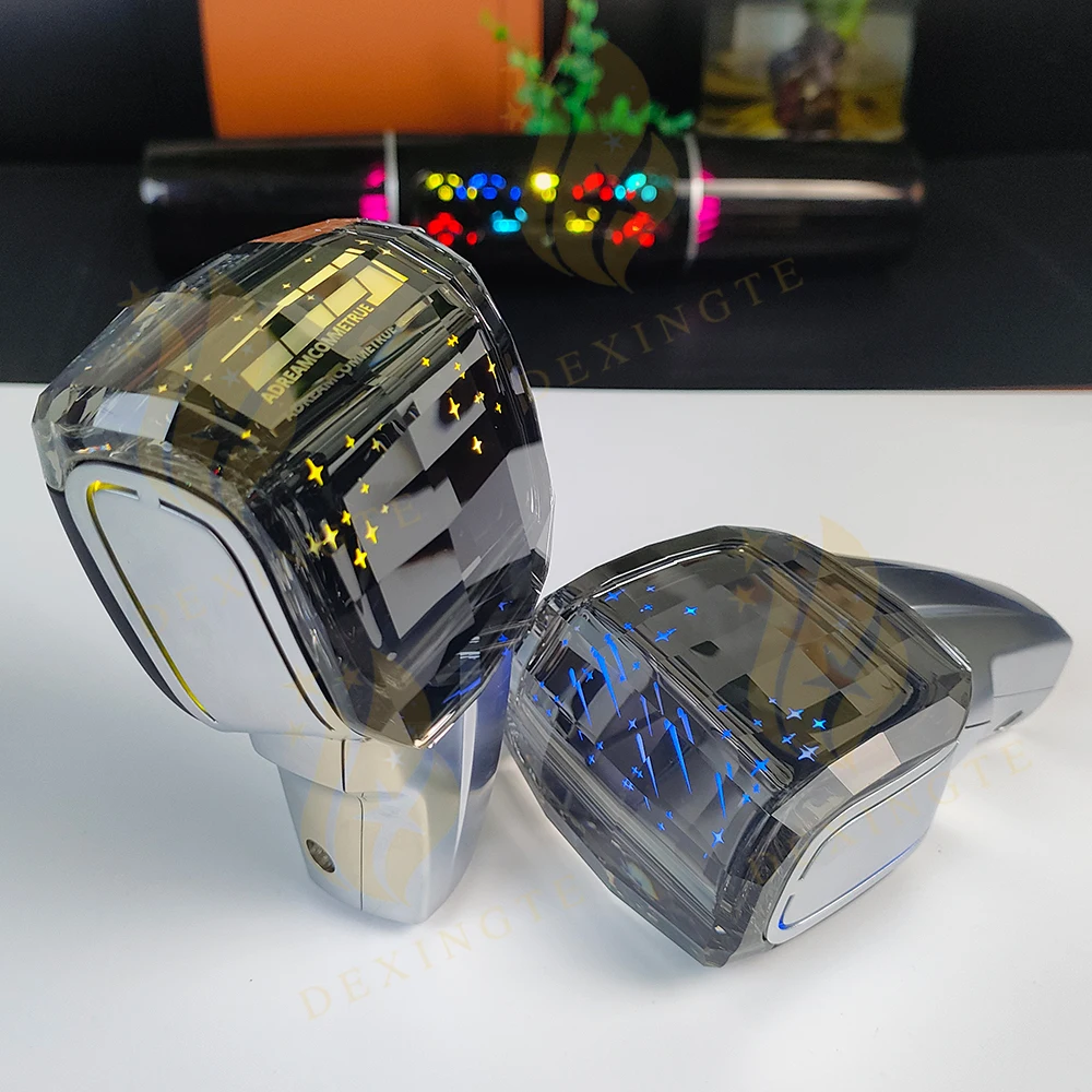 

For Chrysler 300c 2007 LED colorful crystal with musical melody Shift knob shift lever handle Gear shift knob car Automatic
