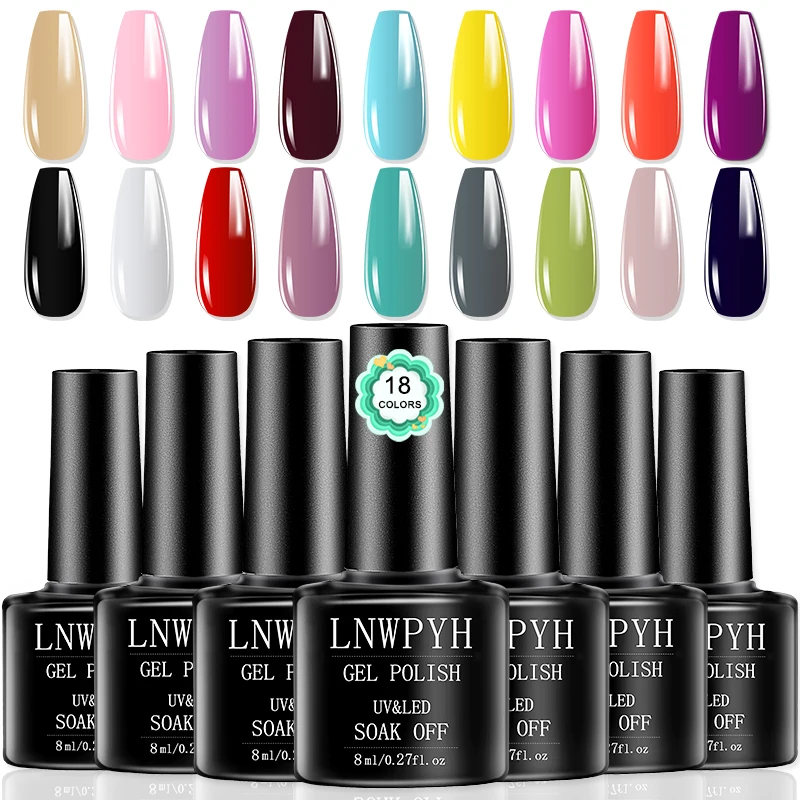 Гелевий набір лаку для нігтів з LED-лампою 4