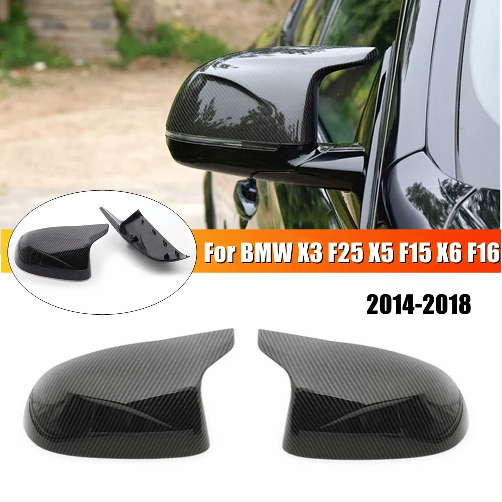 

For BMW X3 F25 X4 F26 X5 F15 X6 F16 2014 2015 2016 2017 2018 ABS Car Rearview Side Mirror Cover Wing Cap Door Trim Replacement