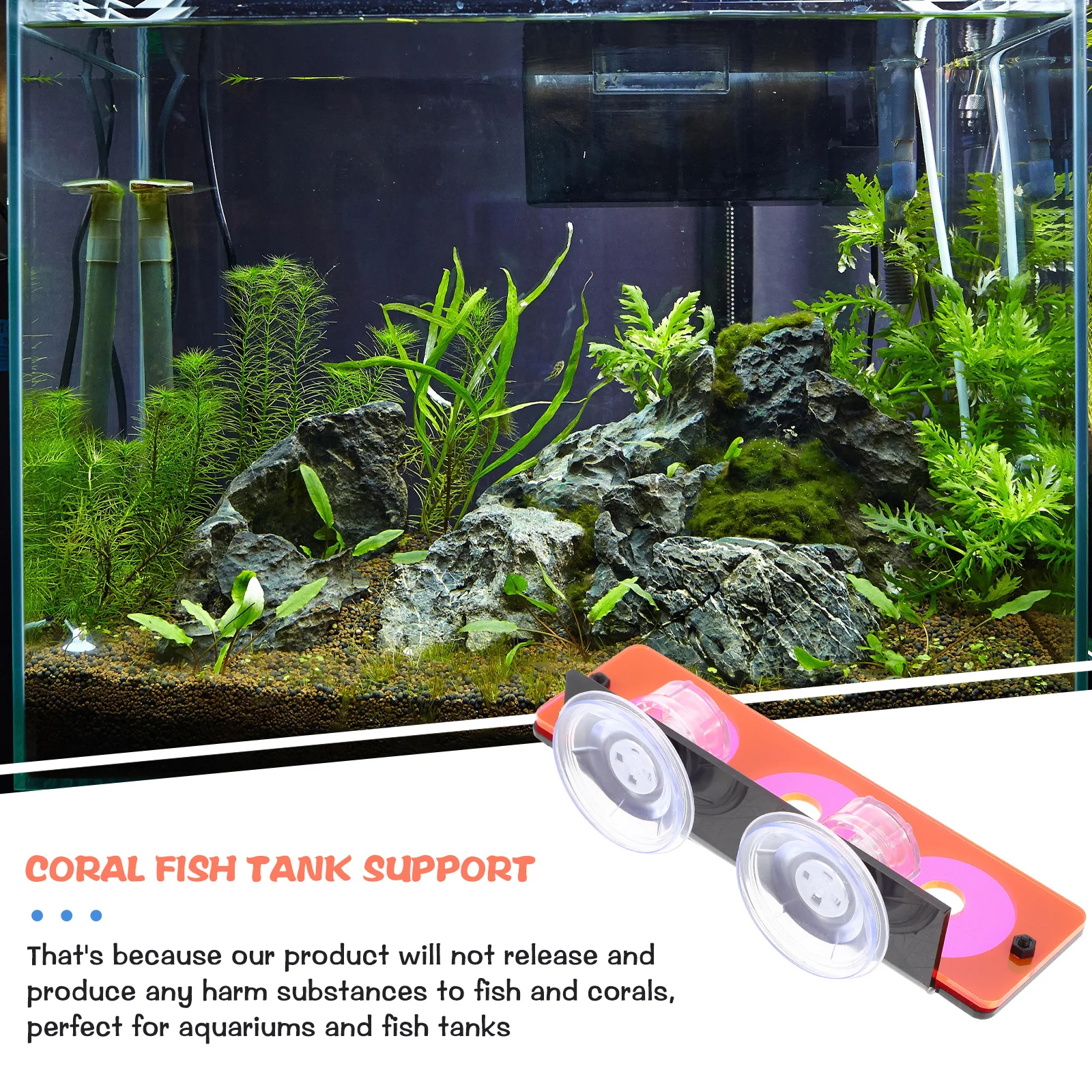 

Frag Base Acrylic Aquarium Coral Breeding Rack Fish Tank Reef Display Holder Storage Organizer Coral Frag Racks