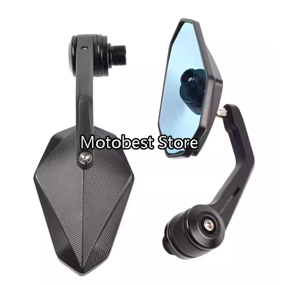 

For Benelli 302S 502C 752S Leoncino 250 500 BN600 BN300 Motorcycle Blue Glass Modified Handle Bar End Rearview Side Mirrors