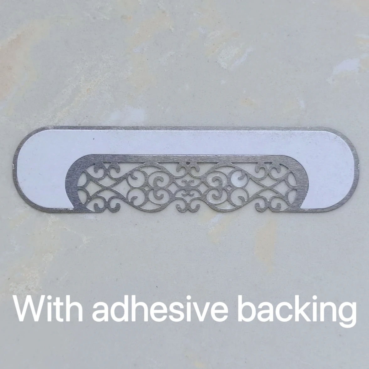 2.36in*0.59in(6cm*1.5cm)  304 Stainless Steel More Durable Window Weep Hole Screen Patch Drain Quickly Self Adhesive Pane Silver