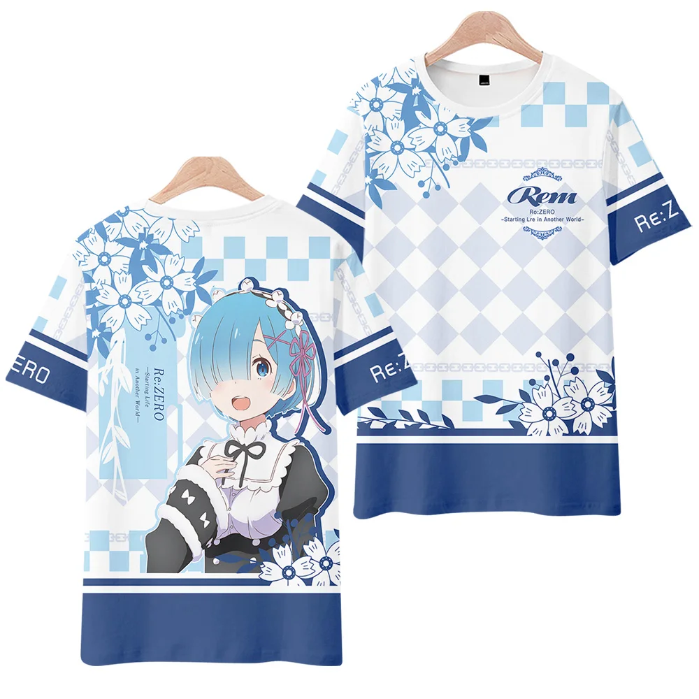 

Re:Life in a Different World from Zero T-shirt - Men and Women's Short Sleeve Anime Clothing