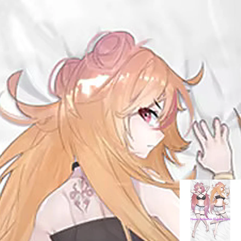 

Dakimakura Anime Pillow Cover Yuzu Double Sided Print 2Way Cushion Cover Xmas Gifts