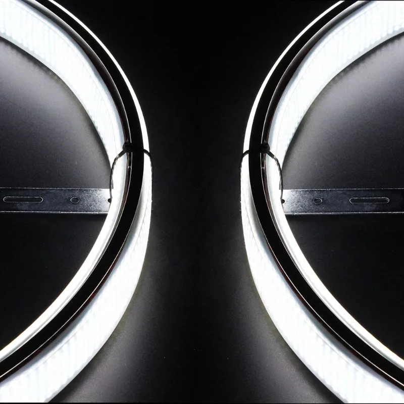 10 rows of pure white LED wheel lights waterproof truck interior and exterior decoration 5 rows of wheel light groups