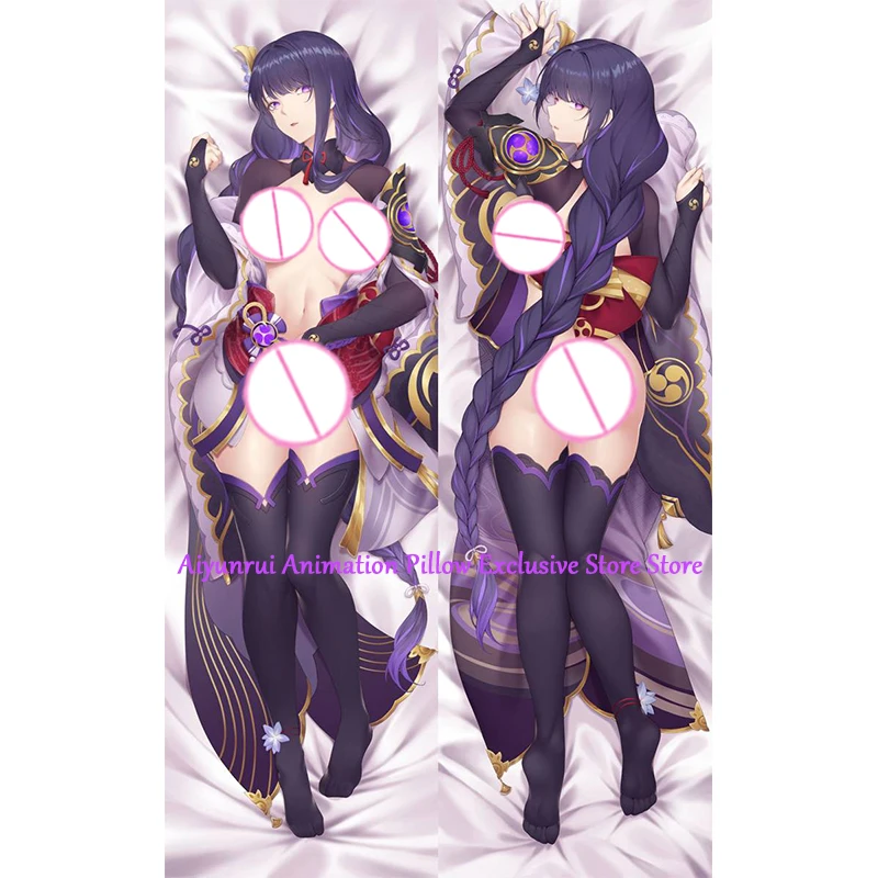 

Наволочка для подушки из Аниме Dakimakura Raiden Shogun, двусторонняя наволочка для тела с рисунком в натуральную величину, наволочка для взрослых, детские постельные принадлежности, подарки