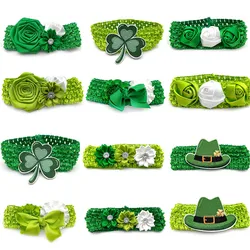 30/50pcs Dog Pet ST Patrick's Accessories for Small Middle Large Dogs Bowtie with Elastic Band Pet Dog Neckties Grooming Product